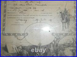 Cadre Certificat De Bonne Conduite D Un Pilote Fr Escadrille Spa 84 1917