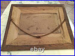 Cadre Certificat Poilu En Memoire De La Grande Guerre 1914-18-avec 4 Medailles