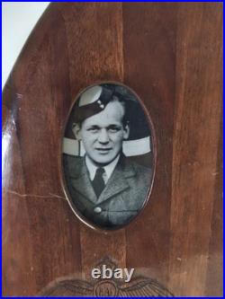 Cadre Photo Helice Ww1, Raf. Rare