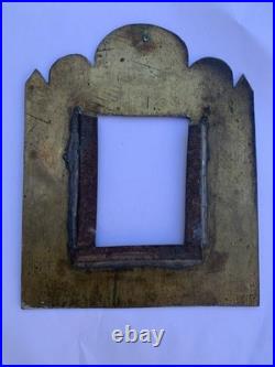 Cadre de poilu souvenir du Mont Billy 14-18 artisanat de tranchée trench art WW1