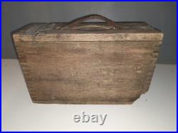 Caisse en Bois Americaine Pour mitrailleuse cal30 Materiel Original US WW1 Wwi