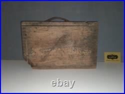 Caisse en Bois Americaine Pour mitrailleuse cal30 Materiel Original US WW1 Wwi