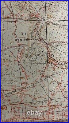 Canevas de tirs Forêt d'Argonne 1918 WW1 Lachalade / Binarville Lost Bataillon