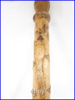 Cannes De Poilu Art Des Tranchees Serpent / Lapin Ww1 Lp Ugny 14 /18