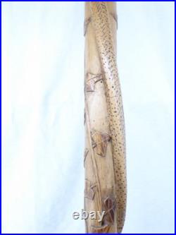 Cannes De Poilu Art Des Tranchees Serpent / Lapin Ww1 Lp Ugny 14 /18