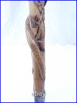 Cannes De Poilu Art Des Tranchees Serpent / Lapin Ww1 Lp Ugny 14 /18