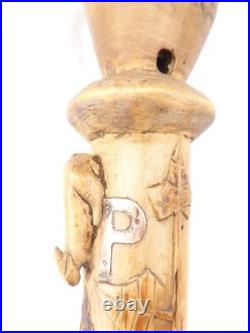 Cannes De Poilu Art Des Tranchees Serpent / Lapin Ww1 Lp Ugny 14 /18