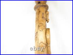 Cannes De Poilu Art Des Tranchees Serpent / Lapin Ww1 Lp Ugny 14 /18