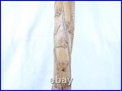 Cannes De Poilu Art Des Tranchees Serpent / Lapin Ww1 Lp Ugny 14 /18