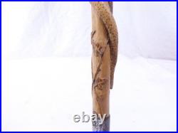 Cannes De Poilu Art Des Tranchees Serpent / Lapin Ww1 Lp Ugny 14 /18