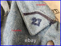 Capote Bleu Horizon Poilu modèle 1916 Caporal 27è R. I. Régiment Infanterie WW1