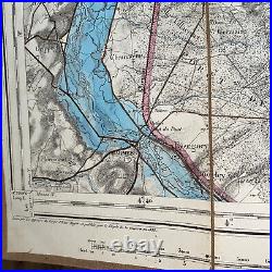 Carte Lunéville Première Guerre Mondiale Dépôt De La Guerre Etat Major Lemercier