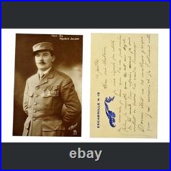 Carte-postale Et Carte-courrier De Lucien Jailler Pilote Et As Ww1 14-18