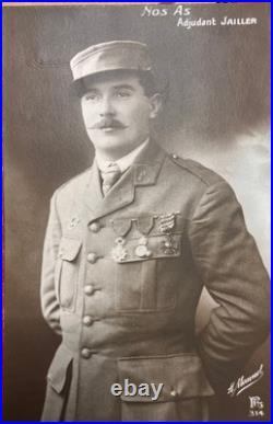 Carte-postale Et Carte-courrier De Lucien Jailler Pilote Et As Ww1 14-18