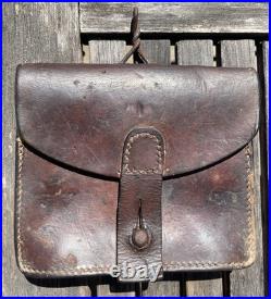 Cartouchière Ammo Pouch Leather M1916 French Army Armée Poilu Verdun WW1 WW2