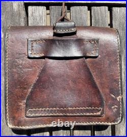 Cartouchière Ammo Pouch Leather M1916 French Army Armée Poilu Verdun WW1 WW2