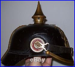 Casque A Pointe Model 1895 Wurttemberg