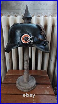Casque A PointeAllemand De TroupeMod. 1915 (PremièreGuerre Mondiale1914/1918)