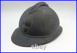 Casque ADRIAN M1915 Infanterie Bleu Horizon Première Guerre Mondiale 1914-18