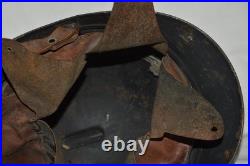 Casque Adrian 1915 Chasseur A Pied-chasseur Alpin-1° Guerre 1914-2° Guerre 1940