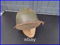 Casque Adrian 1915 Du Commerce 14-18 Original Ww1-ww2 N°6