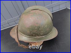 Casque Adrian 1915 Du Commerce 14-18 Original Ww1-ww2 N°6