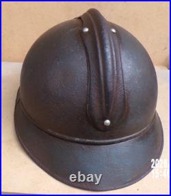 Casque Adrian Mod. 15 infanterie + plaque