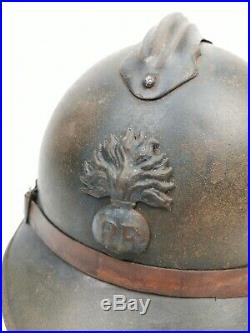 Casque Adrian Modèle 1915 Infanterie Poilu Ww1 14 18 French Helmet