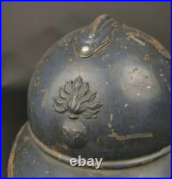Casque Adrian Modèle 1915 Infanterie Poilu Ww1 14 18 French Helmet Cavalerie