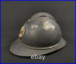 Casque Adrian Modèle 1915 Infanterie Poilu Ww1 14 18 Prévôté French Helmet