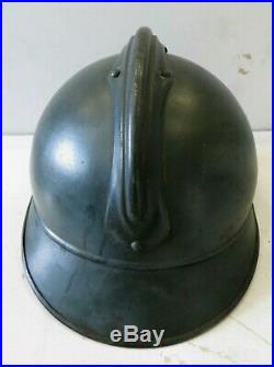 Casque Adrian de l' Infanterie, modèle 1915, bleu horizon, 1 ère guerre mondiale