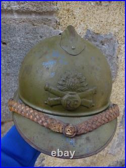 Casque Adrian français artillerie guerre 14 18 WW1 french helmet WW1