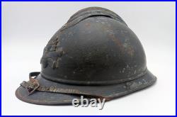 Casque Adrian modèle 1915 artillerie WW1 original intouché 14-18 authentique