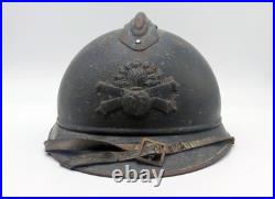 Casque Adrian modèle 1915 artillerie WW1 original intouché 14-18 authentique