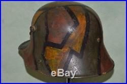 Casque Allemand M. 1916 Camoufle-german Helmet 1°ww-deutsche Stahlhelm 1916 1°wk