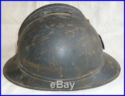 Casque CHASSEURS ALPINS/A PIED BCA BCP WWI Adrian 1915 ORIGINAL Helmet 1914/1918