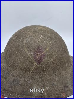 Casque US WW1 1917 Aef Militaria Guerre Militaire 5th Infantry Division US Metz