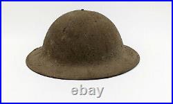 Casque Us 1917 Ww1 Doughboy Tranchee Original Complet Nominatif Tbe Helmet 14-18