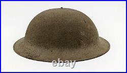 Casque Us 1917 Ww1 Doughboy Tranchee Original Complet Nominatif Tbe Helmet 14-18
