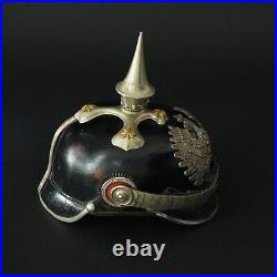 Casque à Pointe Preussen Province Hannover À 1900 Avec Wechselstück 1.136AIO