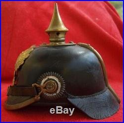 Casque à pointe 1895 Waterloo pickelhaube helm spiked helmet