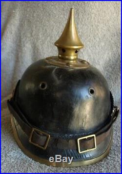 Casque à pointe 1895 Waterloo pickelhaube helm spiked helmet