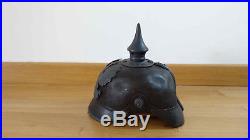 Casque a pointe PRUSSIEN modele 15 allemand 14-18 WW1 pickelhaube spiked helmet