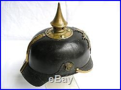 Casque a pointe Saxe 179 R Pickelhaube Spiked helmet