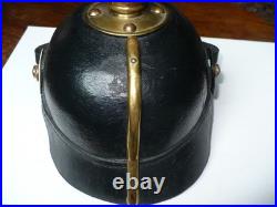 Casque à pointe Saxe Ersatz avec impact modèle 1895