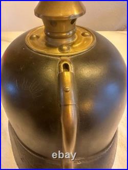 Casque à pointe bavarois M1896 original premier guerre 14 18 R. J. R. 1 WW1