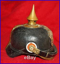 Casque à pointe bavarois bayern pickelhaube bavarian spiked helmet
