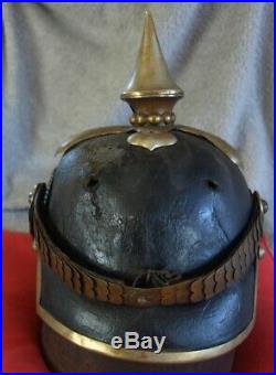 Casque à pointe pionnier 1860 helm pionier pickelhaube spiked helmet pioneer