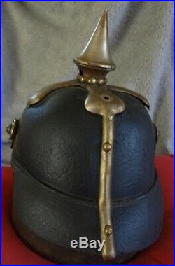 Casque à pointe pionnier 1860 helm pionier pickelhaube spiked helmet pioneer