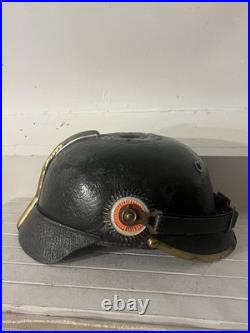 Casque à pointe, spiked helmet, pickelhaube, Artillerie De Campagne